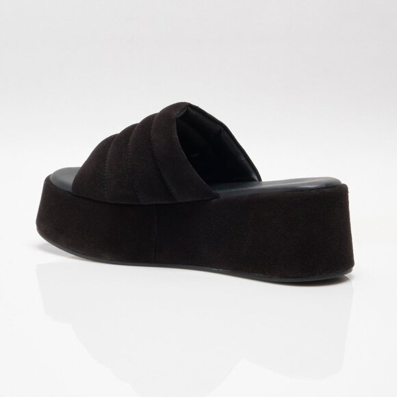 FREE PEOPLE Almost Paradise Platform Sandals / Black - Picture 6 of 12